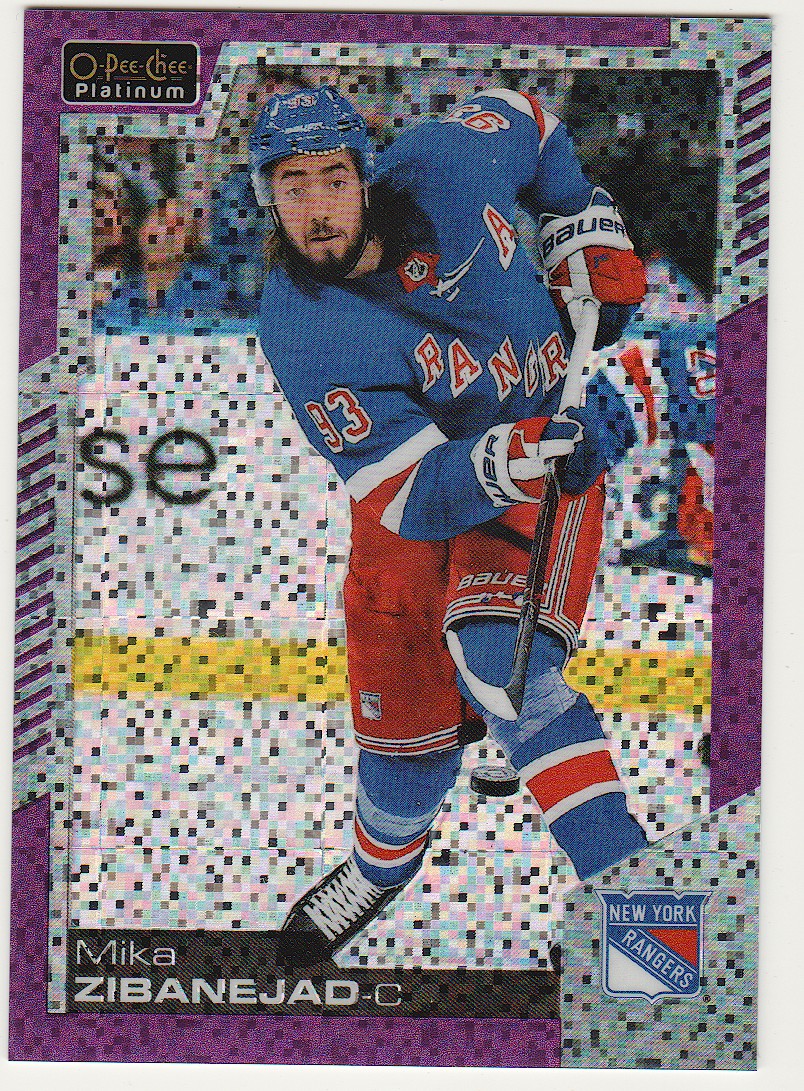 2020-21 O-Pee-Chee Platinum Violet Pixels #133 Mika Zibanejad (image for) 2020-21 O-Pee-Chee Platinum Violet Pixels #133 Mika Zibanejad